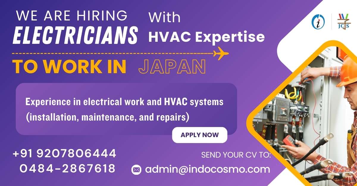 Hiring Electricians advertisement Image